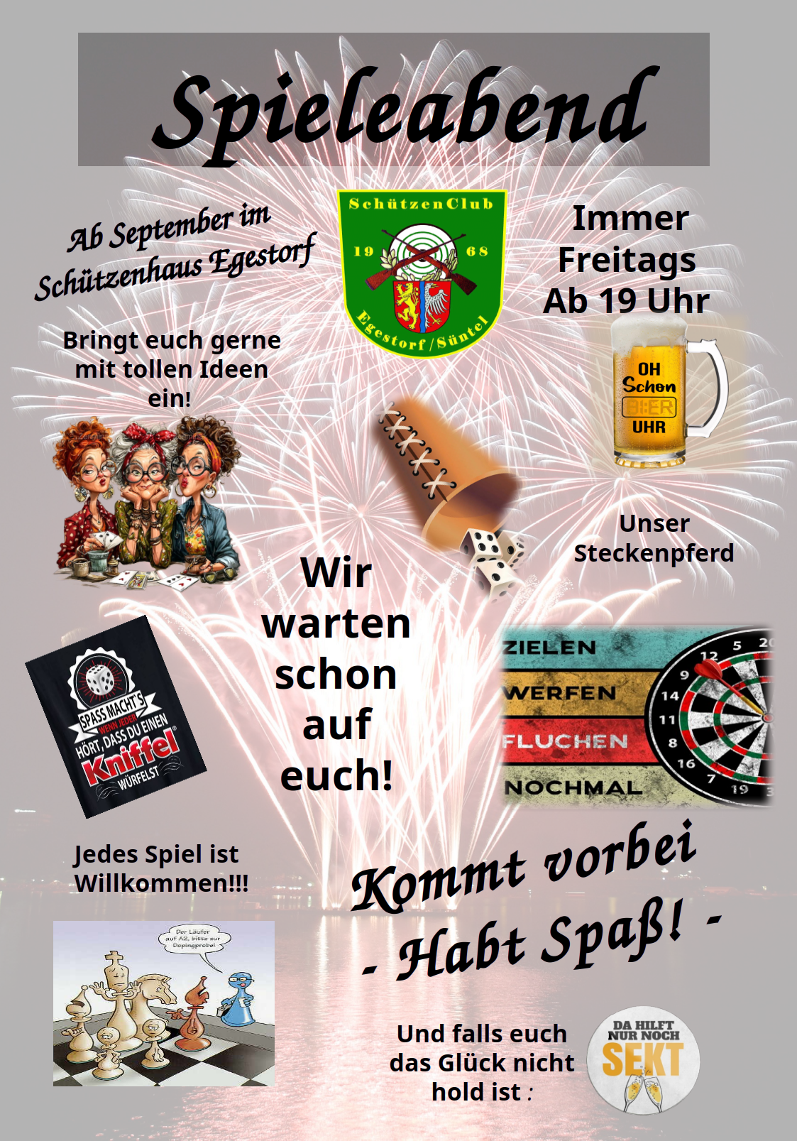 Einladung Spieleabend